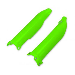 UFO Motorcycle Fork Axle Protectors Kawasaki KXF 250 / KXF 450 Green