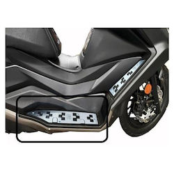 Kymco Протектори за рамка на мотоциклет Yamaha DT Сребрист