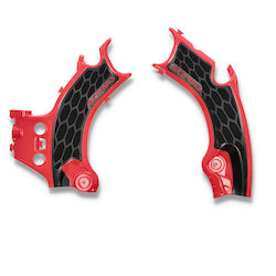 Acerbis Motorcycle Frame Protectors Honda CRF 450 Red