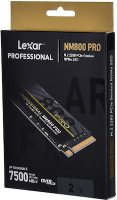 Lexar NM800 Pro SSD 2TB M.2 NVMe PCI Express 4.0