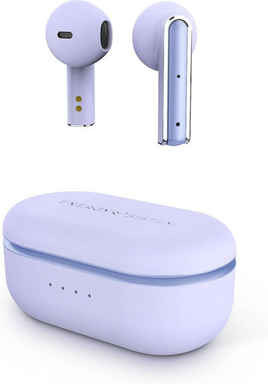 Energy Sistem Style 4 In-ear Bluetooth Handsfree Ακουστικά με Θήκη Φόρτισης Violet