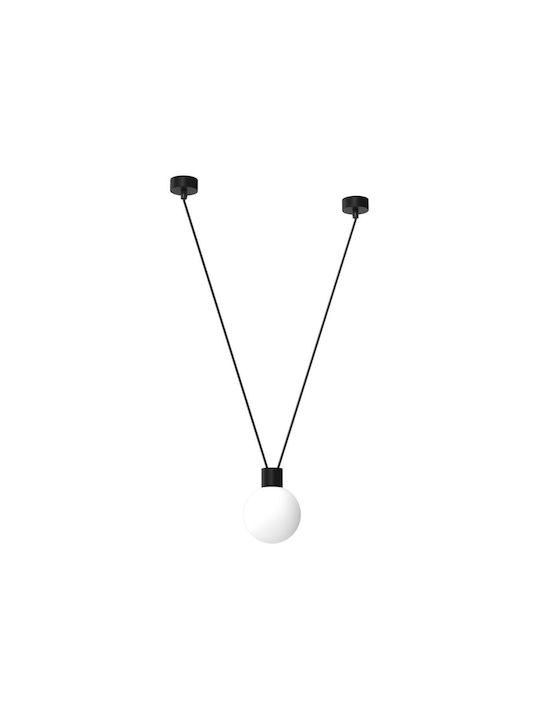 Milagro Capri Pendant Light Single-Light for Socket G9 Black