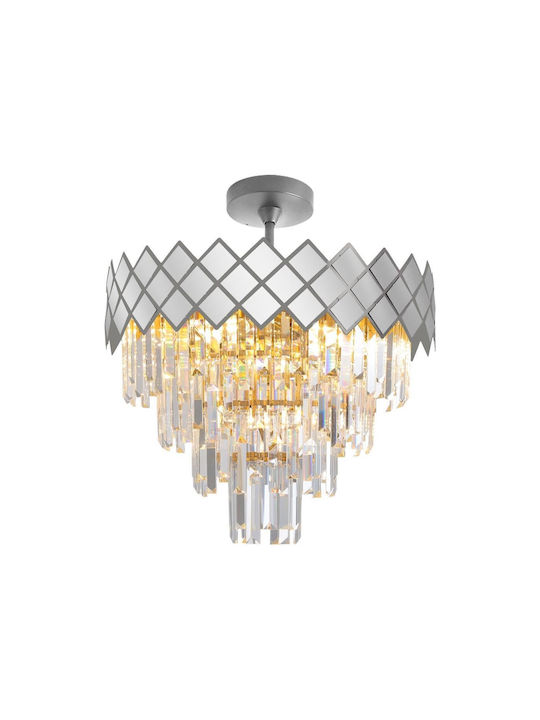 Eko Light CARISMA Полилей 9xE14 Сребрист 2186