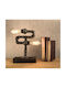 Table Lamp 2Light Handmade Metal-Wooden Camadello 22x12x34cm Cam10-000 (Material: Wood, Color: Walnut) - Camadello - Cam10-000