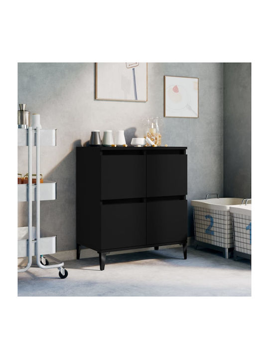 Metallic Buffet Black L60xW35xH70cm