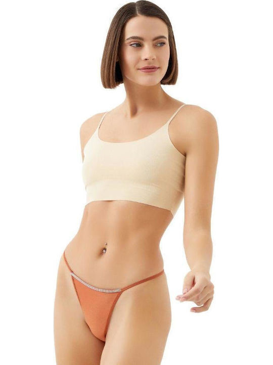 CottonHill Damen Zeichenfolge Orange