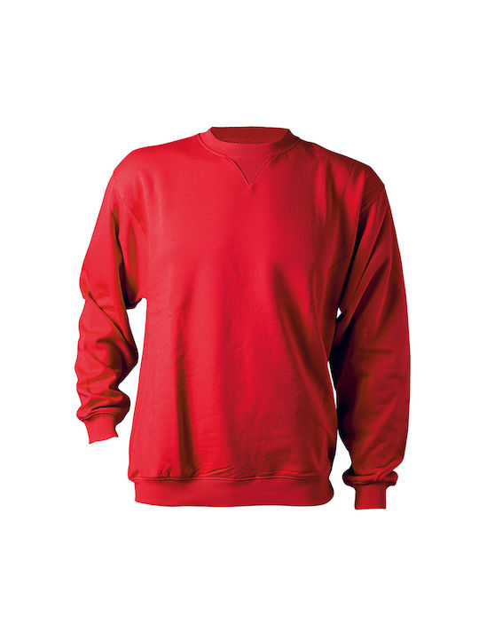 Stenso Tours Long Sleeve Work Sweatshirt Red 30607002