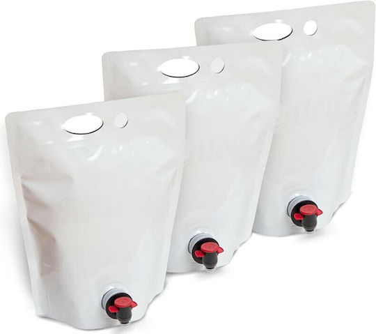 Smurfit Kappa συσκευασίας stand up pouch 1 Λίτρου-Λευκό Μπουκάλι/Ασκός
