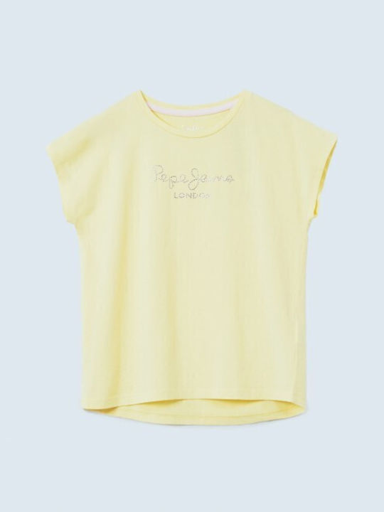 Pepe Jeans Kids Blouse Short Sleeve Yellow