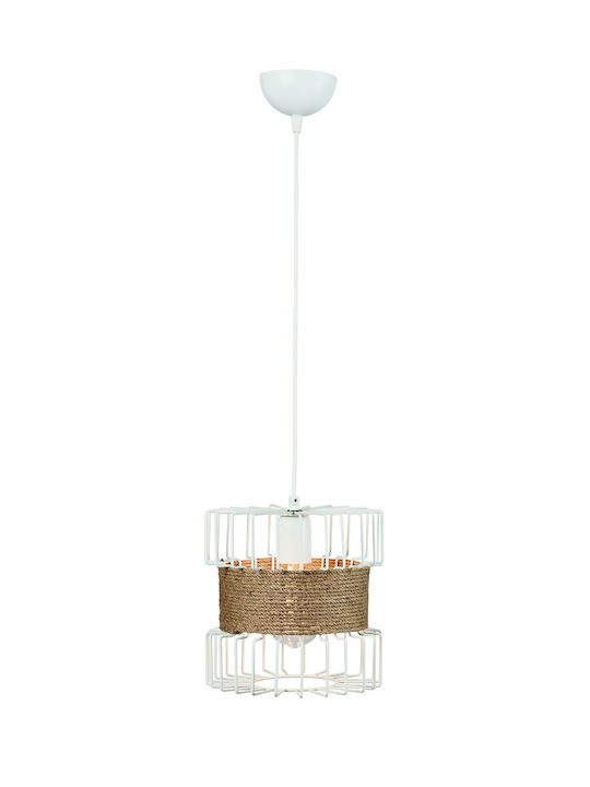 ArkoLight Pendant Lamp with Rope White