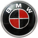 Adhesive Badges Μεγάλο 8.2 x 8.2cm for Car Hood in Black Colour CA-010965