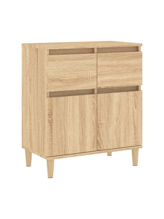 Sideboard Wooden with Drawers Sonoma Δρυς 60x35x70cm