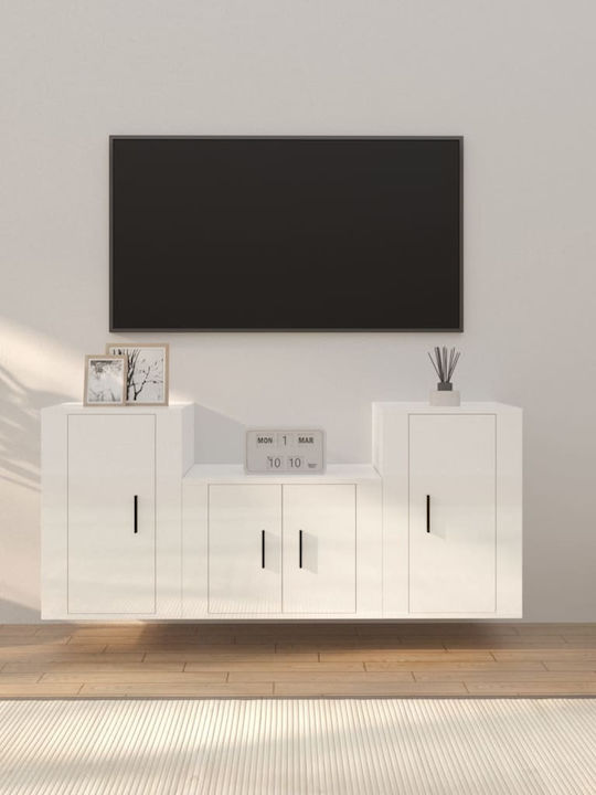 Living Room TV Unit White L40xW34.5xH60cm