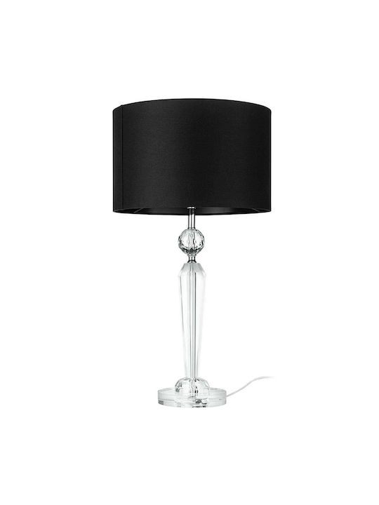 Eglo Pasiano 1 Glass Table Lamp for Socket E27 with White Shade and Base