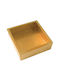 Caspari Wooden Napkin Holder Cocktail Beige HC10
