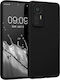 KWmobile Umschlag Rückseite Silikon Black Matte...