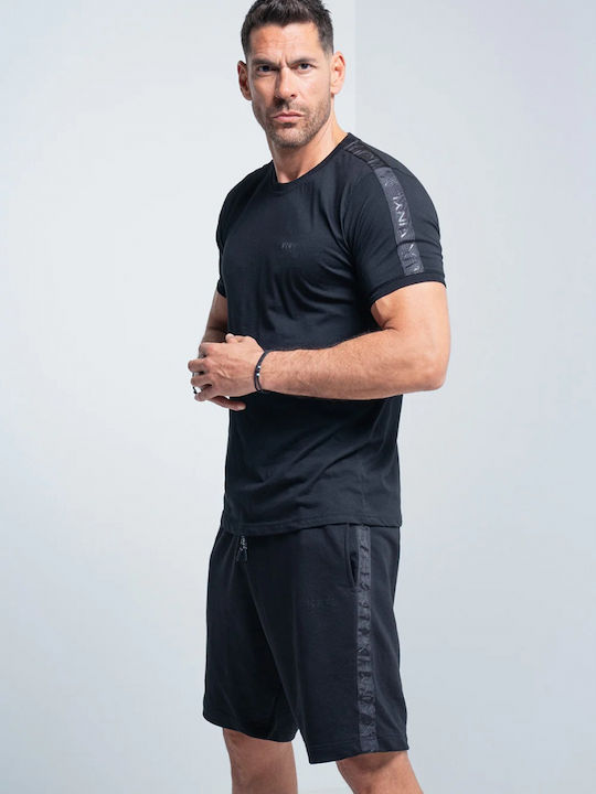 Vinyl Art Clothing Men's Athletic Shorts Black
