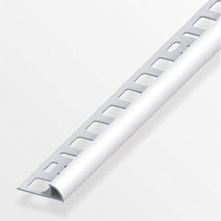 Alfer Aluminium Profile Aluminum for Tiles 250x1.95x0.8cm