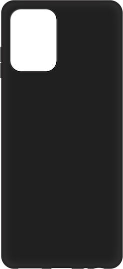 Senso Liquid Umschlag Rückseite Silikon Schwarz (Moto G73)