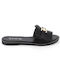 B-Soft Women's Flat Sandals in Black Color