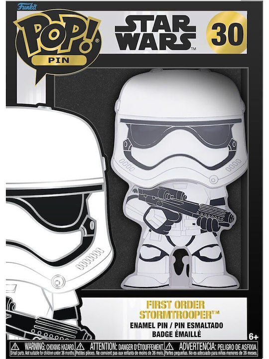 Funko Pop! Pin Movies: Star Wars - First Order StormTrooper 30 Glows in the Dark