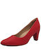 Piccadilly Anatomic Synthetic Leather Red Heels