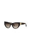 Roberto Cavalli Women's Sunglasses with Brown Tartaruga Plastic Frame and Brown Gradient Lens RC017M 0722