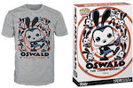 Funko Pop! Tees Disney: Oswald Verpackt (S)