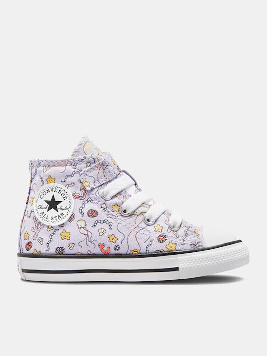 Converse Chuck Taylor All Star Chuck Taylor All Star 1V High Vapor Violet / Aqua Mist / White
