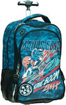 Back Me Up Sharkman School Bag Trolley Elementary, Elementary in Blue color 30lt
