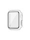 Imak Plastic Case with Tempered Glass Transparent Colour for Apple Watch 45mm