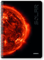 Logigraf Spiral Notebook Ruled A4 60 Sheets 2 Subjects 1pcs (Μiscellaneous Designs)