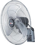 Hobby HWF-80551 Wall Fan 100W Diameter 45cm with Remote Control