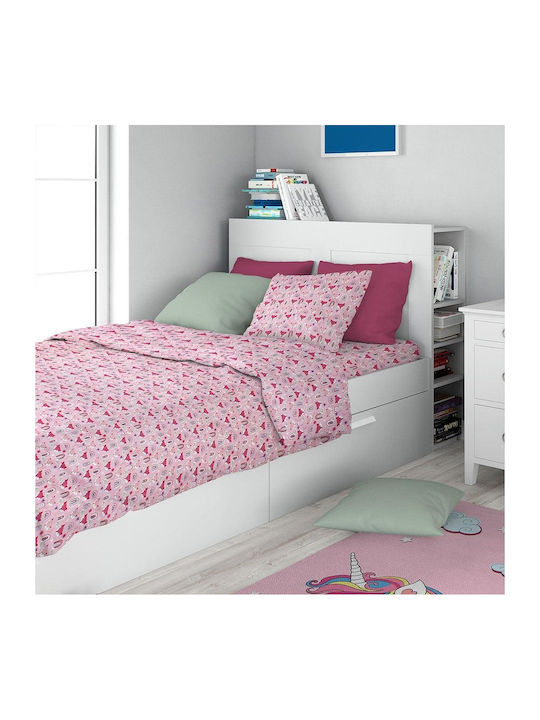 Dimcol Baby Cotton Pillowcase Pink 35x45cm