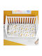 Dimcol Baby Sheet Cradle Cotton White-Yellow Yellow 80x110cm