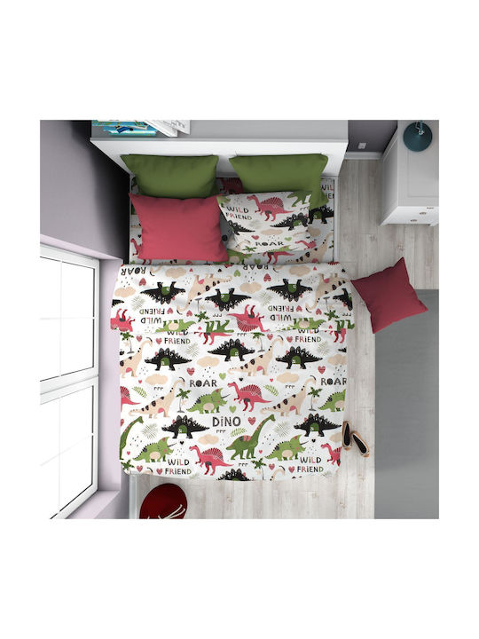 Dimcol Детски Плик за Завивка Единичен Памучен Многоцветен 160x240бр