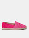 Wildleder Damen Espadrilles in Fuchsie Farbe