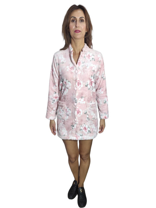 Modanna pentru femei cu fleece pentru femei cu imprimeu floral pentru femei