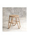 Riku Rattan Garden Stool Natural 45x45x45cm