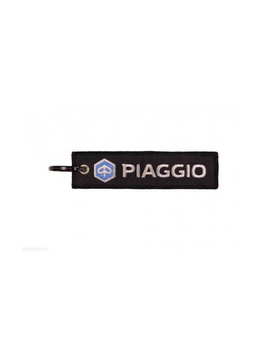 Μπρελόκ με λογότυπο Piaggio μαύρο - λευκό
