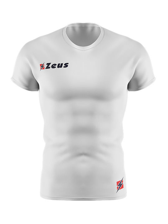 Tricou termic fizic Zeus M/C (alb) ZEUS-FSK-MC-WHT