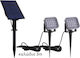 Fos me Set of 2 Stake Solar Lights IP65 47-00506