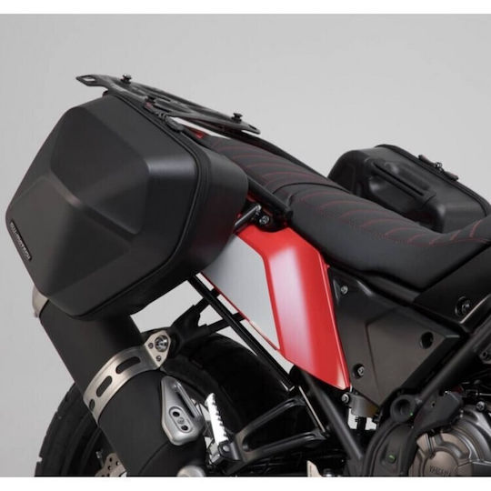 SW-Motech Urban ABS Motorcycle Hard Side Case Set 33lt in Black Colour