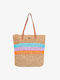 Roxy Straw Beach Bag Multicolour