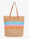 Roxy Twilight Moon Wicker Beach Bag Multicolour