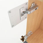 HINGE REPAIR PLATE FOR CABINETS (1 PC)