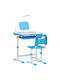 Kinder Schreibtisch Blau 70x49x105cm