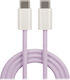 Maxlife Braided USB 2.0 Cable USB-C male - USB-...