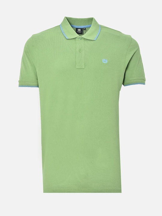 Ascot Men's Short Sleeve Blouse Polo Green