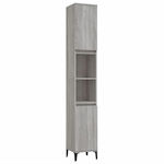 vidaXL Floor Bathroom Column Cabinet L30xD30xH190cm Sonoma